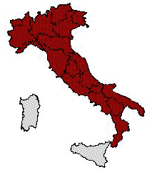 Distribuzione italiana del Tasso